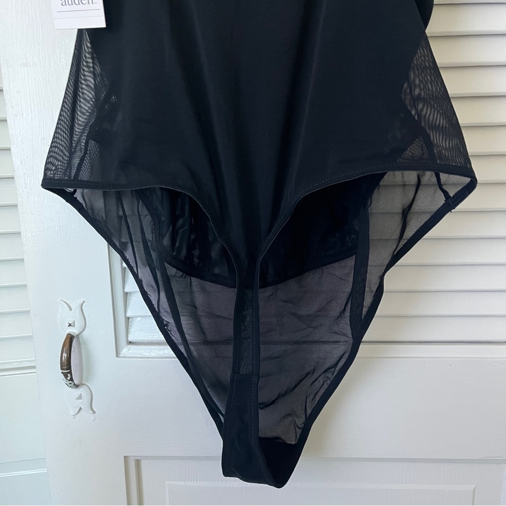 NWT Auden Black Rhinestone Lingerie Bodysuit‎ Sz 1X - Picture 8 of 10